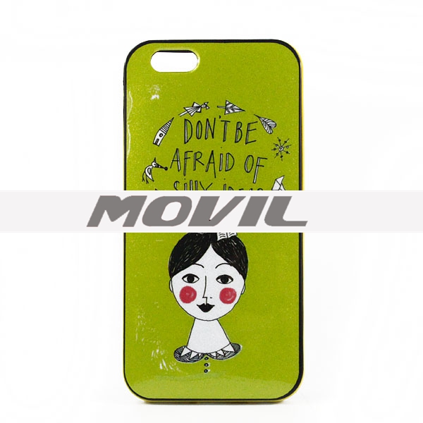 NP-2373  Lindo TPU  PC  funda para iPhone 6-11